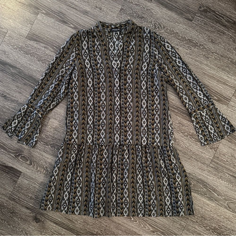 Lafayette 148 Sansa Kilim Silk Dress